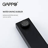 Змішувач для умивальника GAPPO G1017-16, чорний, фото 5