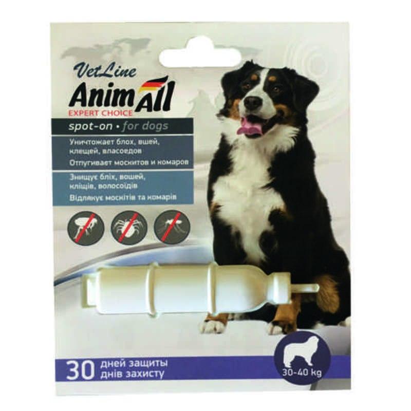 Photos - Dog Medicines & Vitamins AnimAll Капли для собак 30-40 кг   VetLine spot-o (от блох, вшей, власоедов)