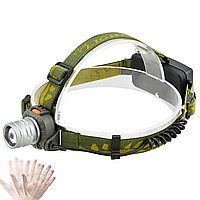 Налобний ліхтарик SENSOR з датчиком руху (4822)