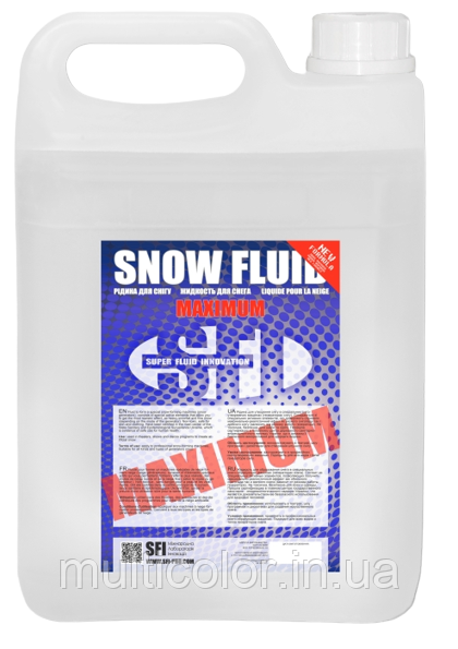 Жидкость для снега Максимум SFI Snow Maximum 5л - фото 1 - id-p1017074712