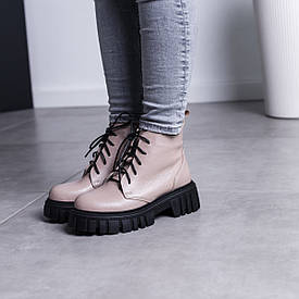 Черевики жіночі Fashion Clyde 3443 36 розмір 23,5 см Бежевий код ID 4260828