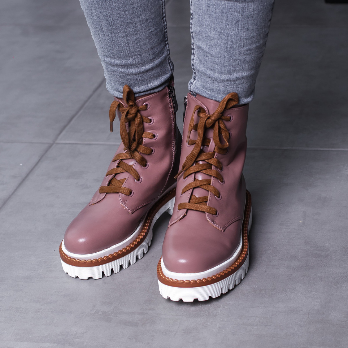 Черевики жіночі Fashion Chrisley 3461 36 розмір 23,5 см Бежевий код ID 4260747