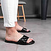 Шльопанці жіночі Fashion Luna 2858 38 розмір 24,5 см Чорний код ID 4070091, фото 6