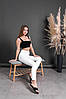 Шльопанці жіночі Fashion Luna 2858 38 розмір 24,5 см Чорний код ID 4070091, фото 10