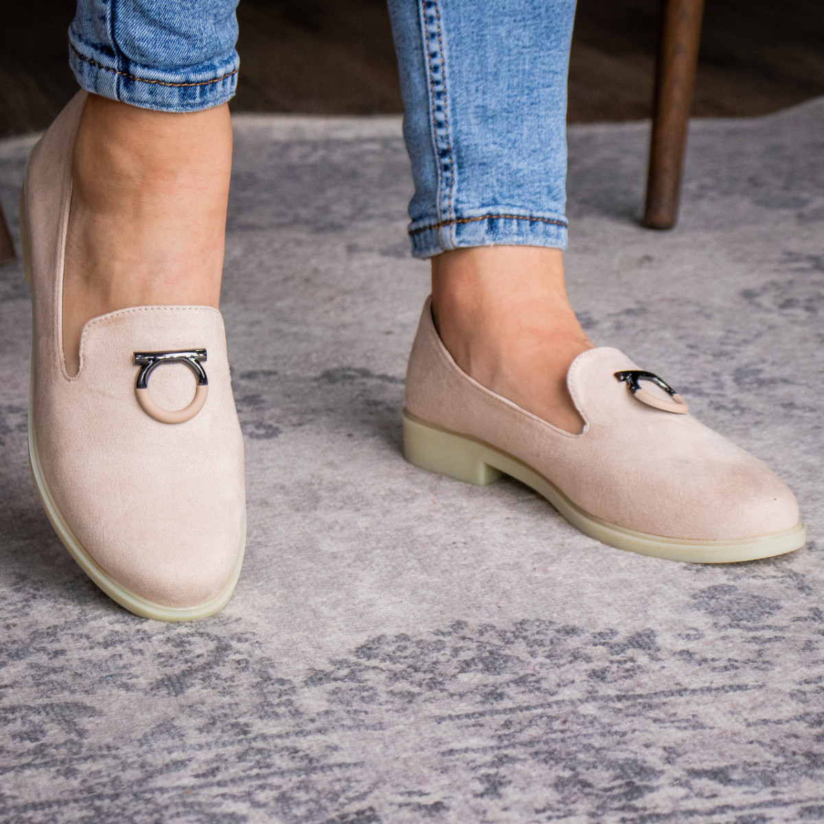 Сліпери жіночі Fashion Muffin 1871 37 розмір 24 см Бежевий код ID 3805232