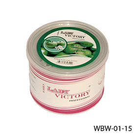 Теплий водорозчинний віск для депіляції в банці.  WBW-01-(10-15) Персик Яблуко