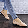 Жіночі шкіряні сліпери Fashion Fletcher 1954 36 розмір 23,5 см Бежевий код ID 3820699, фото 6
