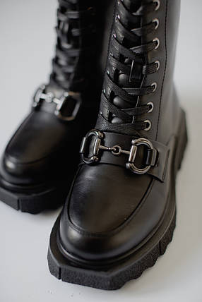 Жіночі черевики чорні, фото 2