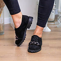 Туфли женские Fashion Cherry 3242 38 размер 24,5 см Черный