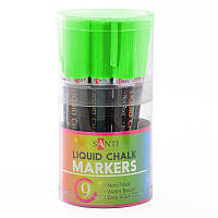 Меловой маркер SANTI, зеленый, 5 мм 390614