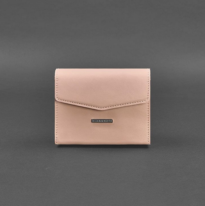 Жіноча маленька шкіряна сумка-трансформер на пояс або через плече з натуральної шкіри рожева горизонтальна