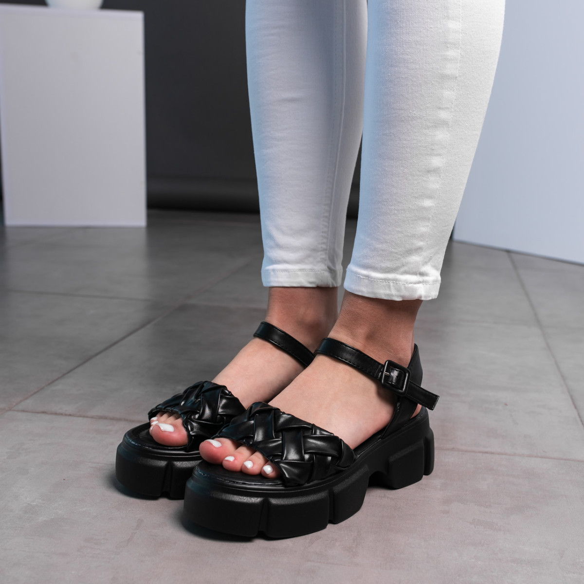 Жіночі сандалі Fashion Bailey 3632 38 розмір 24,5 см Чорний код ID 4323736
