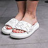 Шльопанці жіночі Fashion Duke 3680 39 розмір 25 см Білий код ID 4334049, фото 7