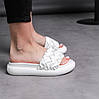 Шльопанці жіночі Fashion Duke 3680 39 розмір 25 см Білий код ID 4334049, фото 8