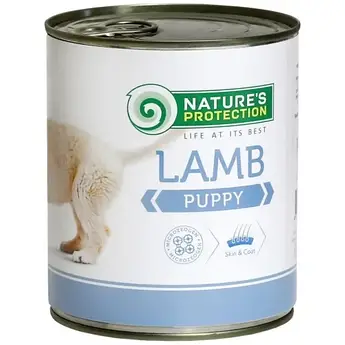 Консерва Natures Protection Puppy Lamb дляцуценят, 800 г