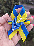 Брошка значок український украинский колосок 65 грн за 1 шт, повністю ручна авторська робота, фото 7