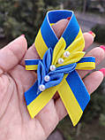 Брошка значок український украинский колосок 65 грн за 1 шт, повністю ручна авторська робота, фото 5