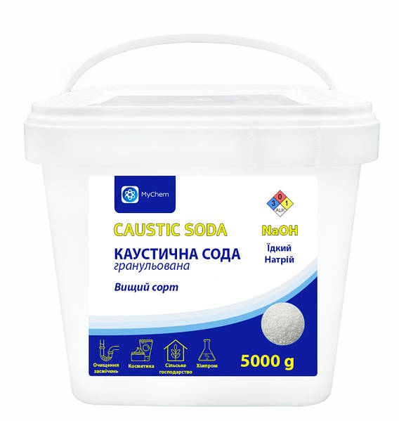 Едкий натр чешуированный, Китай, 25 кг