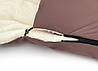 Зимовий конверт Babyroom Wool N-8 chocolate шоколад, фото 6