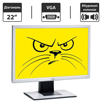 Монітор Fujitsu B22w-5 / 22" (1680×1050) TN / DVI, VGA / Вбудовані колонки 2x 1.0W, фото 2