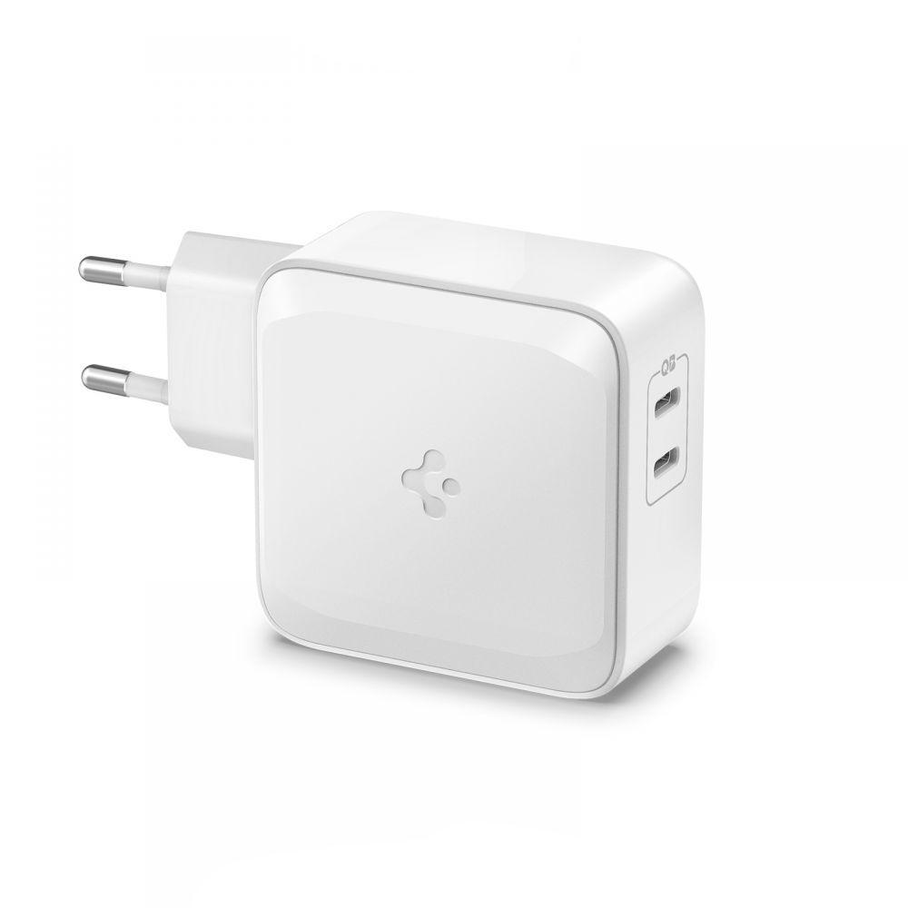 Мережевий зарядний пристрій Spigen POWERARC 2-Type-C, PD60W/QC3.0, PE2007EU (ACH02693), фото 1