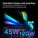 Мережевий зарядний пристрій Spigen POWERARC 2-Type-C, PD60W/QC3.0, PE2007EU (ACH02693), фото 8