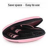 Переноска для котів/собак до 6 кг складана зі шлейкою через плече EVA Pet Care рожева (GS-64463), фото 3