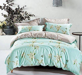 Постільна білизна сатин європейський комплект Vie Nouvelle Класик Гранд Презент CL-0142