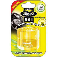 Ароматизатор Aroma Car Gel 50ml - LEMON Tree Автомобильный ароматизатор в салон машины освежитель воздуха для