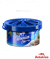 Автомобильный ароматизатор в машину Aroma Car Prestige Organic пахучка для авто Hawaiian Club 40g - FRESH