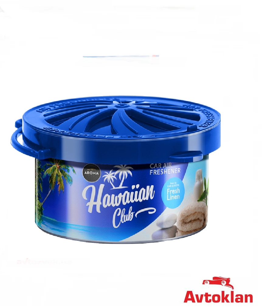 Автомобільний ароматизатор в машину Aroma Car Prestige Organic пахучка для авто Hawaiian Club 40g - FRESH