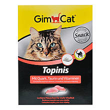 Вітаміни GimCat для котів, Topinis з сиром, 180 таб/220 г