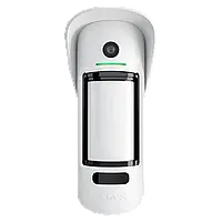 Бездротовий сповіщувач руху з Ajax MotionCam Outdoor (PhOD) Jeweller (8EU) white