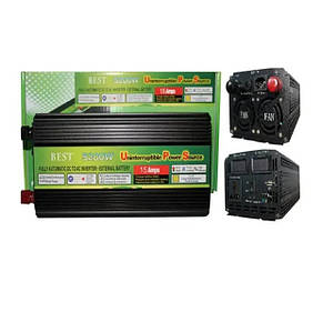 Перетворювач інвертор напруги з 12 на 220 вольтів 5200 ватів Wimpex 5200W-12V, фото 3
