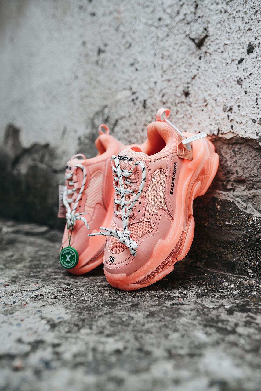 Жіночі Кросівки Balenciaga Triple-S Pink 40