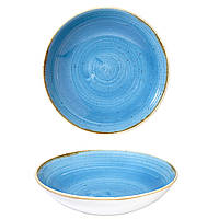 Тарелка глубокая 24,8 см, серия Stonecast Cornflower Blue Churchill