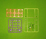 Пластикова модель 1/35 AIM fan model 35003 радянський військовий мотоцкл МВ-750 з коляскою, фото 2