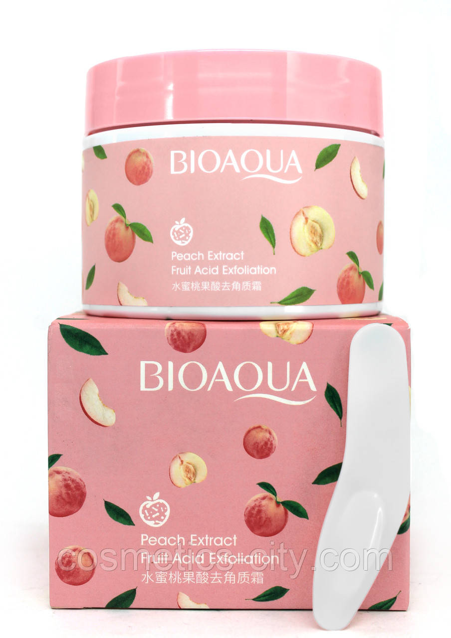 Пілінг для обличчя із екстрактом персика BIOAQUA Peach Extract Fruit Acid Exfoliation, 140 g., фото 1
