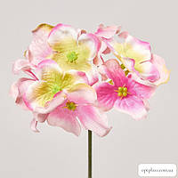 Головки цветов "Гортензия №2" нежно-розовые
