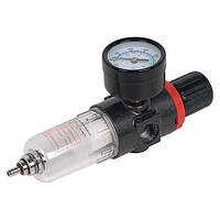 Фильтр воздушный 1/4", 10 атм для компрессора регулятор давления MIOL 81-392