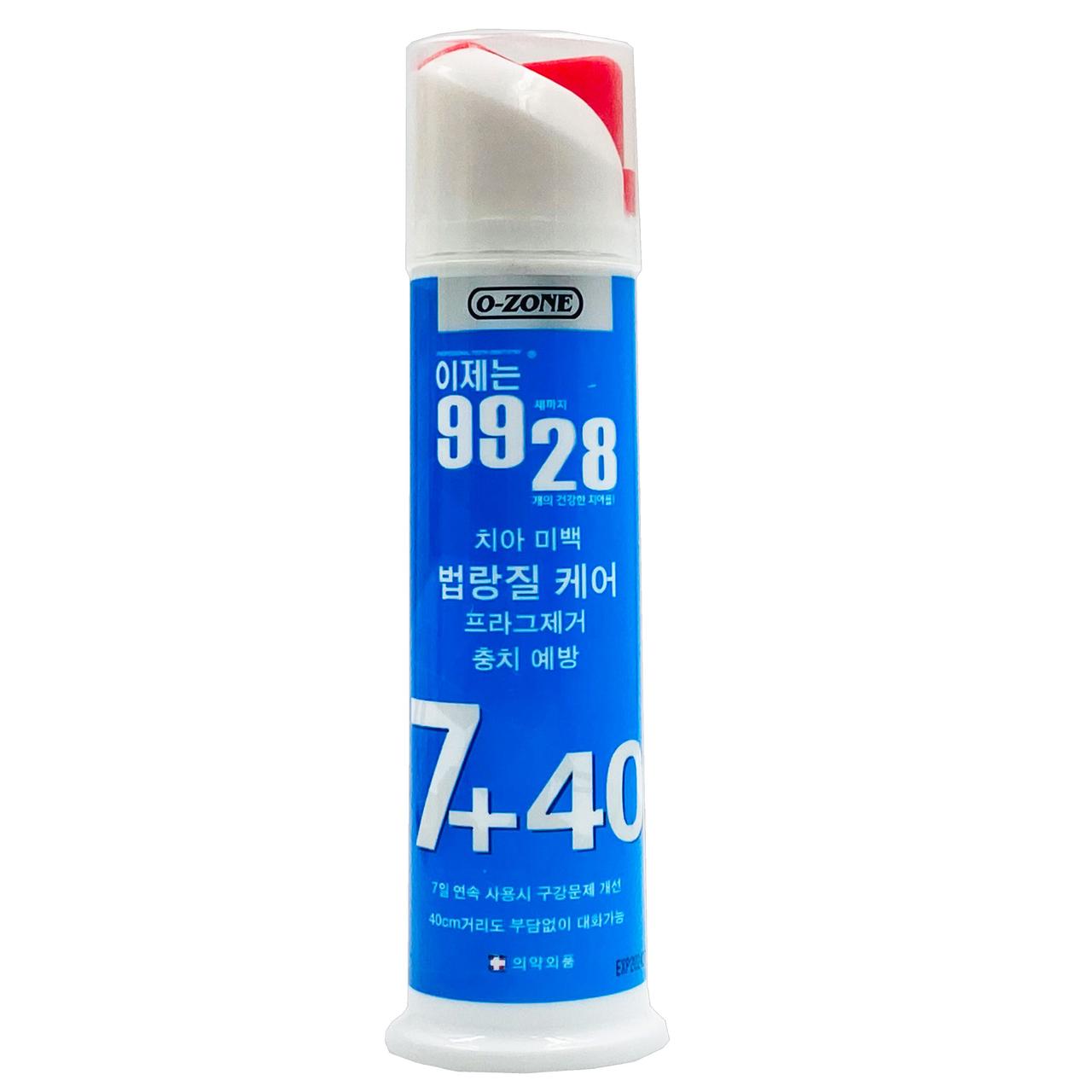 Вибілювальна ЗУБНА ПАСТА З ПОМПОЇ СВІЖА М'ЯТА O-ZONE PUMP TOOTHPASTE 120g