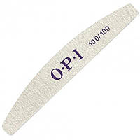 Пилка для ногтей полумесяц OPI 100/100грит Китай