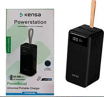 Портативний зарядний пристрій Павербанк Power bank Kensa KP-46 60000 mAh