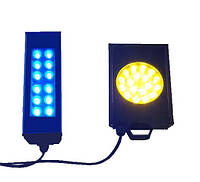 Светодиодный прожектор светильник желтого "Y" синего "B" света