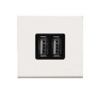 Розетка USB N2285 BL білий Zenit ABB NIESSEN