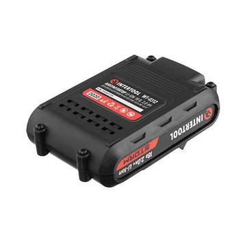 Акумулятор Li-Ion 18 В 2.0 Аг для дриля-шурупокрута WT-0314/WT-0313/WT-0317 INTERTOOL WT-0312, фото 3