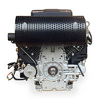 Двигун бензиновий Lifan 2V80F-A (електростартер + ручний стартер) вал Ø 25 мм під шпонку, фото 3