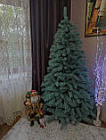 Буковельська блакитна 2.2м лита  ялинка штучна, фото 4
