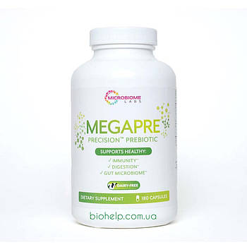 Microbiome Labs MegaPreBiotic / Мега ПреБиотик 180 капсул