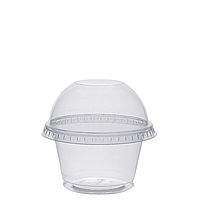 Стакан десертний 200мл з купол. кришкою Ін